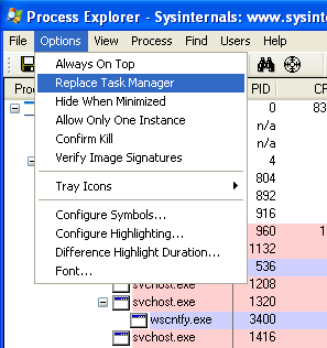 Диспетчер задач Windows XP и альтернатива ему - Process Explorer. Вывод компьютера из состояния зависания, путём завершения процессов в диспетчере задач. Часть 1.