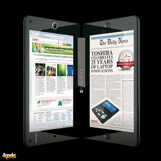 Libretto W100 с двойным экраном