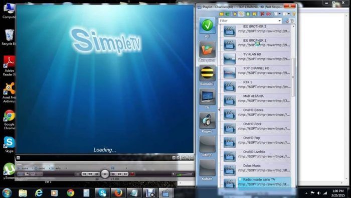 SimpleTV - бесплатная программа для просмотра TV, IPTV и прослушивания радиостанций