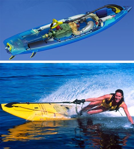 PowerSki Jetboard – доска для серфинга во время штиля